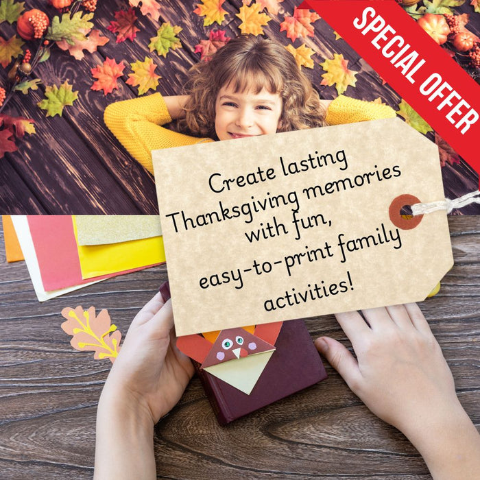 10 Fun &amp; Interactive Thanksgiving Games - Bingo, Scavenger Hunt, Trivia, Tic Tac Toe &amp; More | Printable Family Activities in A4 &amp; US Letter Sizes" - FORHERA DESIGN - Templates