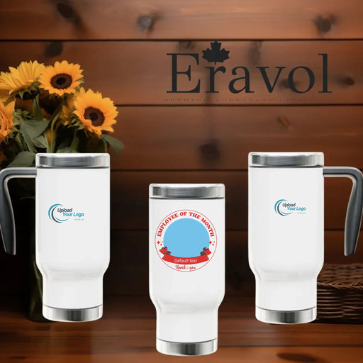 14oz Stainless Steel Travel Mug with Handle – Durable, Stylish & Adventure - Ready - Eravol - Travel Mug