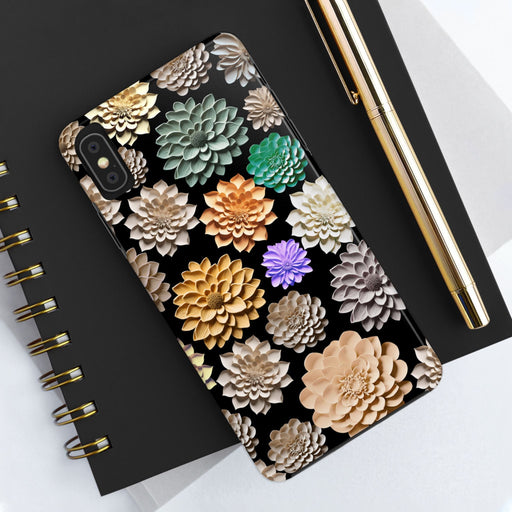 3D Flowers Phone Case - Unique Floral Design, Original Raised Pattern for iPhone & Samsung - FORHERA DESIGN - Phone Case