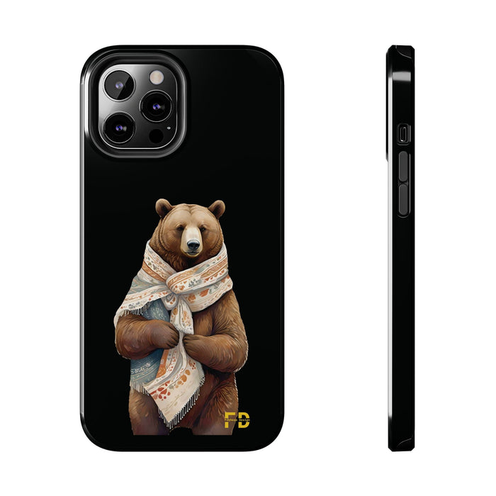 Bear Phone Case Resistant 2 - Piece for Iphone or Google Phone case - FORHERA DESIGN - Phone Case