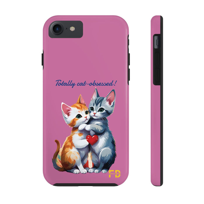 Cat Obsessed 2-Piece for Iphone or Google Phone case