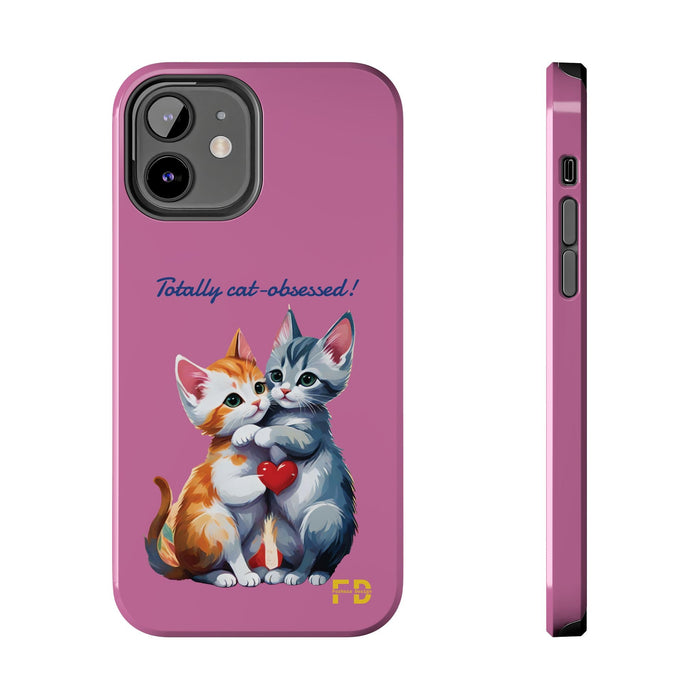 Cat Obsessed 2-Piece for Iphone or Google Phone case