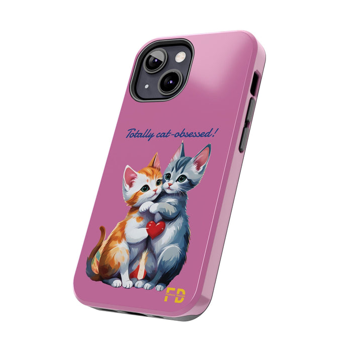 Cat Obsessed 2-Piece for Iphone or Google Phone case