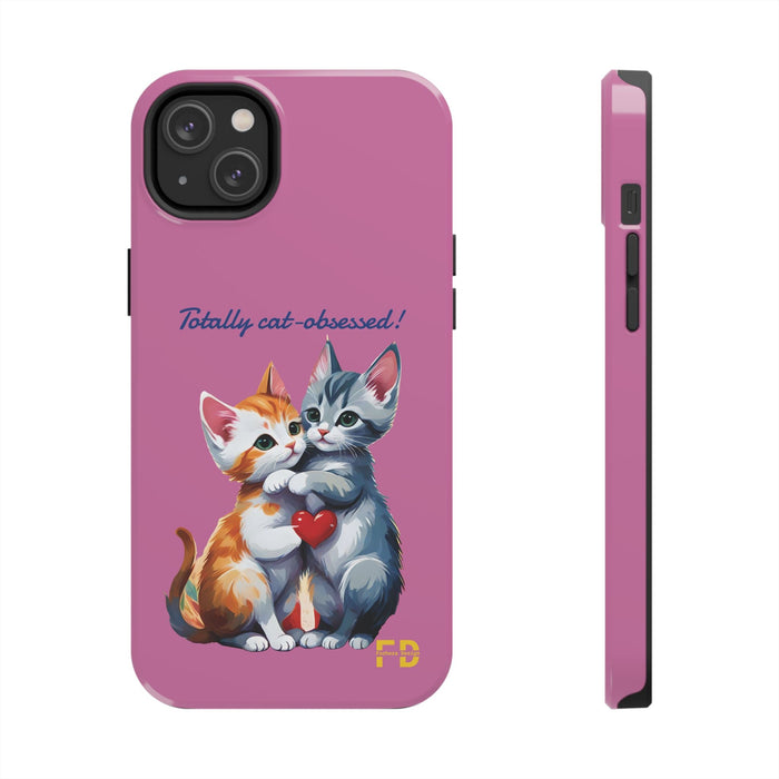 Cat Obsessed 2-Piece for Iphone or Google Phone case