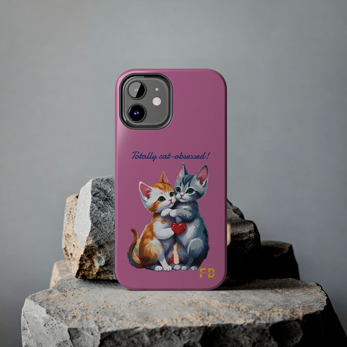 Cat Obsessed 2-Piece for Iphone or Google Phone case