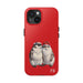 Christmas Bunny Phone Case Resistant 2 - Piece for Iphone or Google Phone case - FORHERA DESIGN - Phone Case