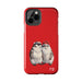 Christmas Bunny Phone Case Resistant 2 - Piece for Iphone or Google Phone case - FORHERA DESIGN - Phone Case