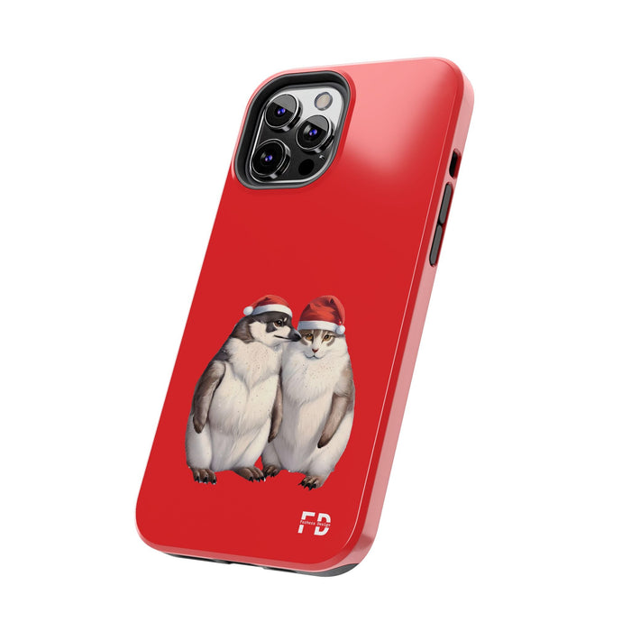 Christmas Bunny Phone Case Resistant 2 - Piece for Iphone or Google Phone case - FORHERA DESIGN - Phone Case