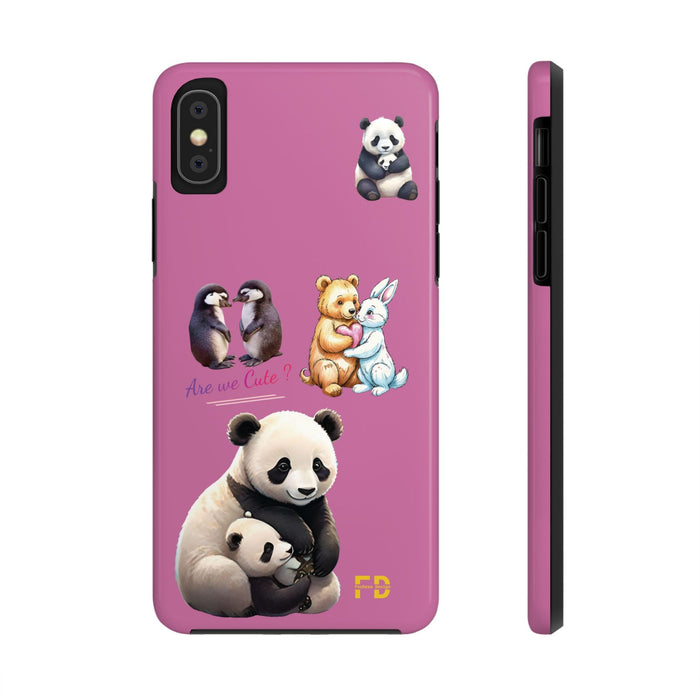 Cute Animals Phone Case Resistant 2 - Piece for Iphone or Google Phone case - FORHERA DESIGN - Phone Case