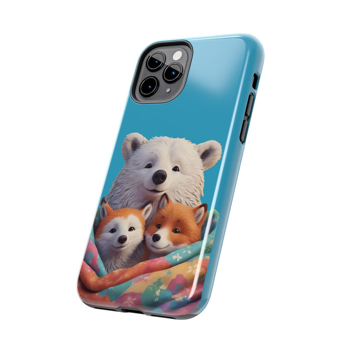 Cute Funny Animals Phone Case Resistant 2 - Piece for Iphone or Google Phone case - FORHERA DESIGN - Phone Case