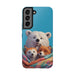 Cute Funny Animals Phone Case Resistant 2 - Piece for Iphone or Google Phone case - FORHERA DESIGN - Phone Case