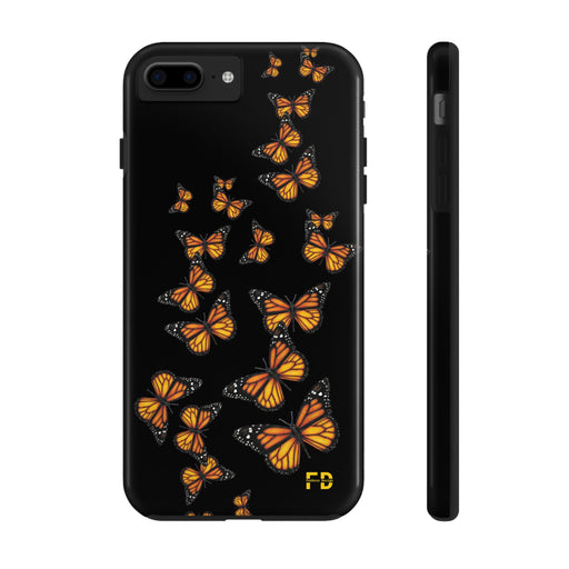 FD Butterfly Phone Case Impact Resistant 2 - Piece Phone Case - FORHERA DESIGN - Phone Case