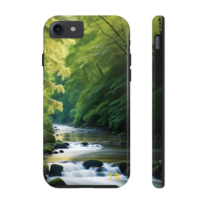 FD Calm River Mental Health Phone Case Resistant 2 - Piece - FORHERA DESIGN - Phone Case