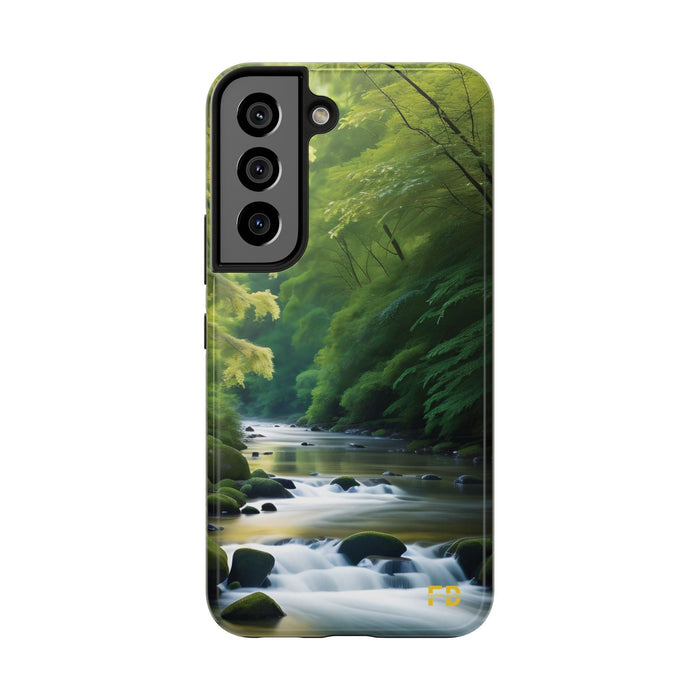 FD Calm River Mental Health Phone Case Resistant 2 - Piece - FORHERA DESIGN - Phone Case