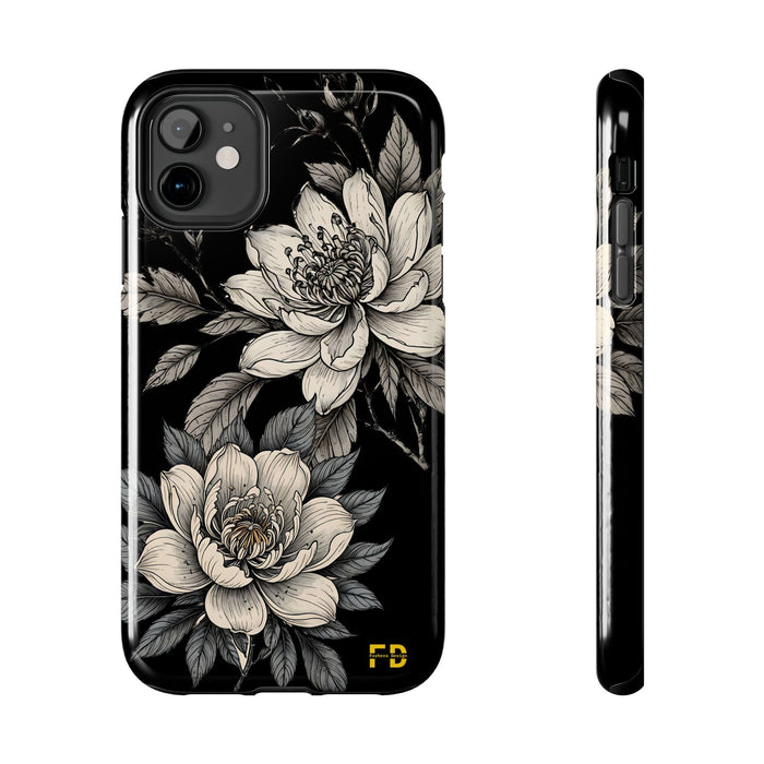 FD Flowers Impact Resistant 2 - Piece Phone Case | The lord is my Strength - FORHERA DESIGN - Phone Case