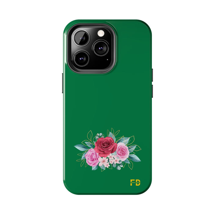 FD Green Phone Case Impact Resistant 2 - Piece Phone Case - FORHERA DESIGN - Phone Case