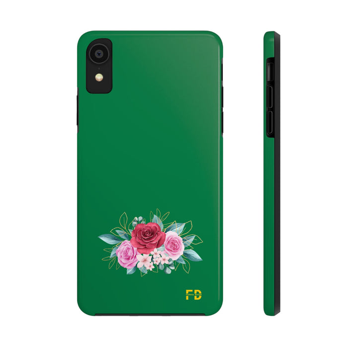 FD Green Phone Case Impact Resistant 2 - Piece Phone Case - FORHERA DESIGN - Phone Case