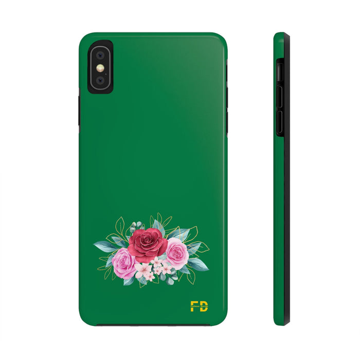 FD Green Phone Case Impact Resistant 2 - Piece Phone Case - FORHERA DESIGN - Phone Case