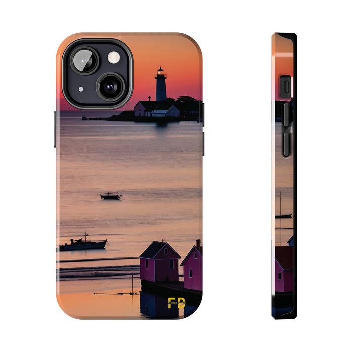 FD Harbor at Sunset Mental Health Phone Case Resistant 2 - Piece - FORHERA DESIGN - Phone Case