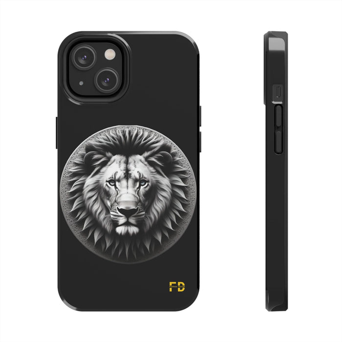 FD Royal Lion Phone Case, Impact Resistant Phone Cover, Lightweight Phone Accessories, iPhone Samsung Protective Shell - FORHERA DESIGN - Phone Case