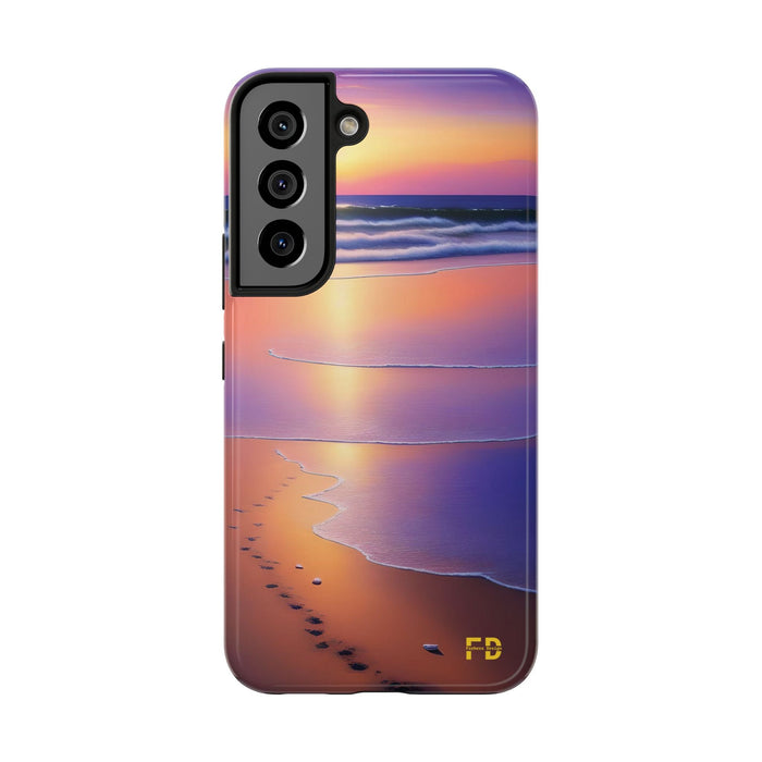 FD beach scene Mental Health Phone Case Resistant 2 - Piece for Iphone or Google Phone case - FORHERA DESIGN - Phone Case