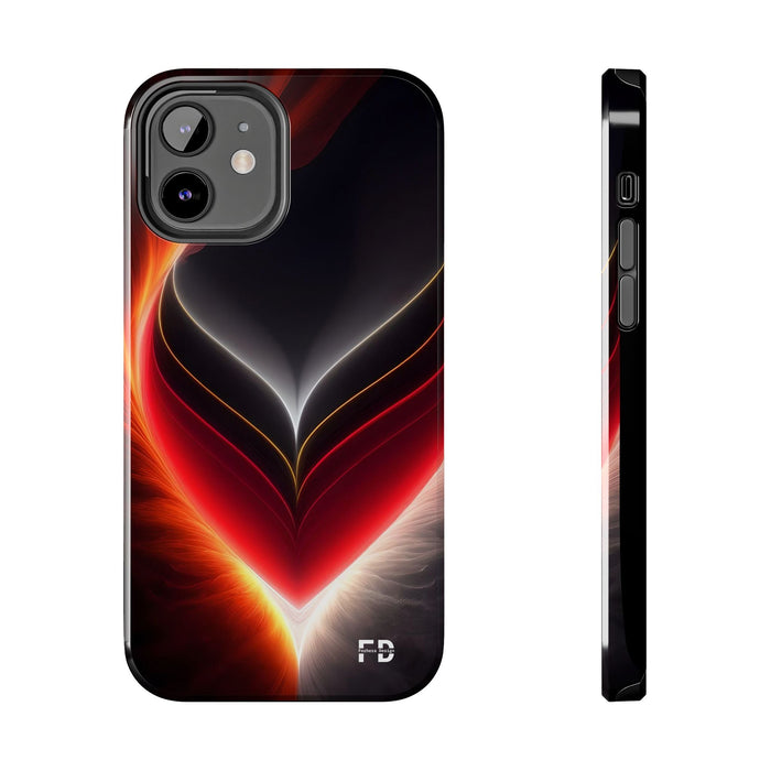 FD glowing wings Phone Case Impact Resistant 2 - Piece Phone Case - FORHERA DESIGN - Phone Case