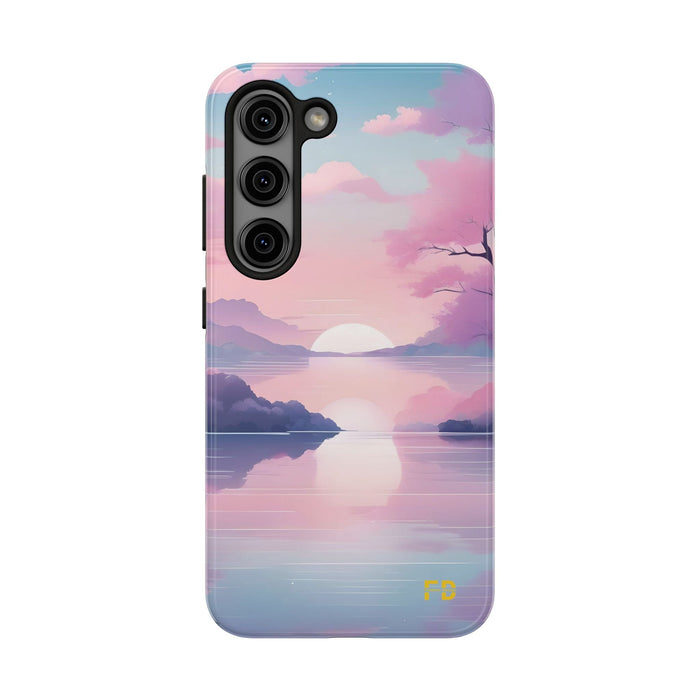 FD peaceful lake Mental Health Phone Case Resistant 2 - Piece for Iphone or Google Phone case - FORHERA DESIGN - Phone Case