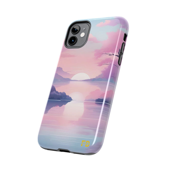 FD peaceful lake Mental Health Phone Case Resistant 2 - Piece for Iphone or Google Phone case - FORHERA DESIGN - Phone Case