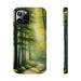 FD quiet forest, with soft sunlight Mental Health Phone Case Resistant 2 - Piece - FORHERA DESIGN - Phone Case