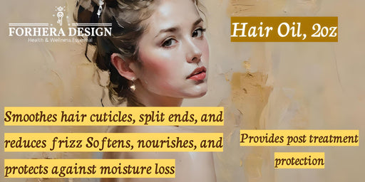 Advanced Hair Oil – Argan, Castor, Rice Bran, & Coconut - FORHERA DESIGN - Beauty products