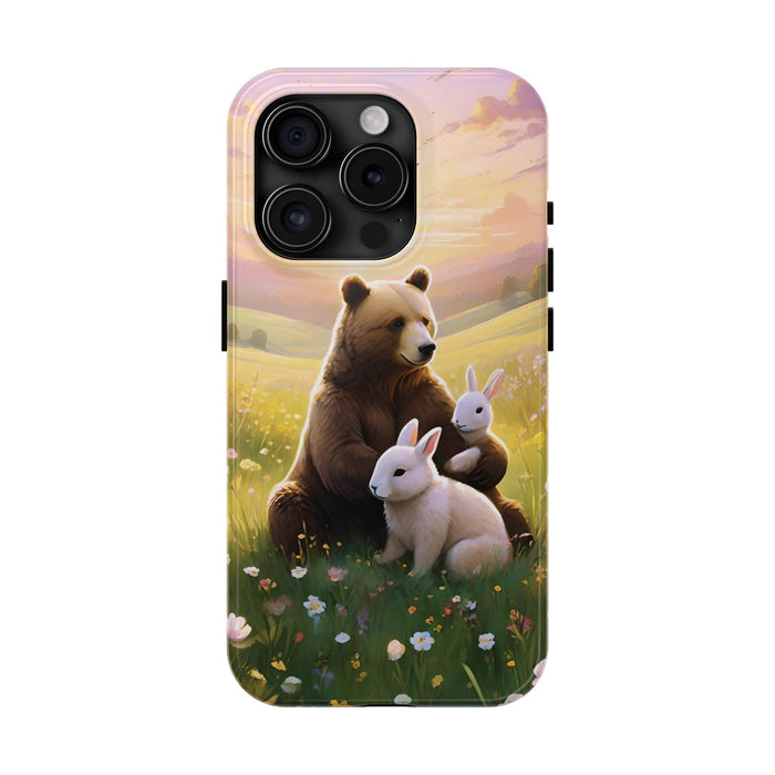 Bear Love 2 - Piece for Iphone or Google Phone case - FORHERA DESIGN - Phone Case