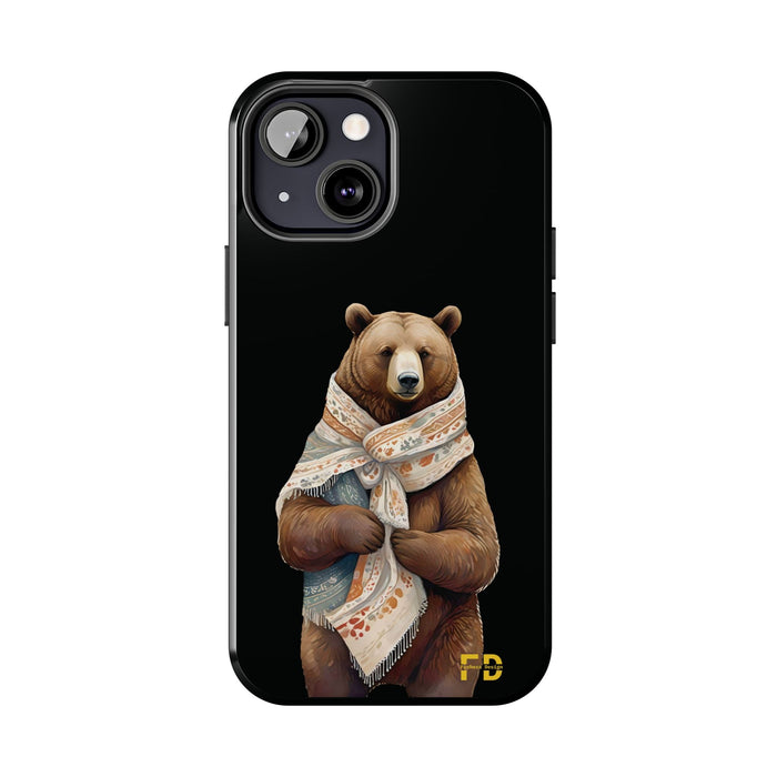 Bear Phone Case Resistant 2 - Piece for Iphone or Google Phone case - FORHERA DESIGN - Phone Case