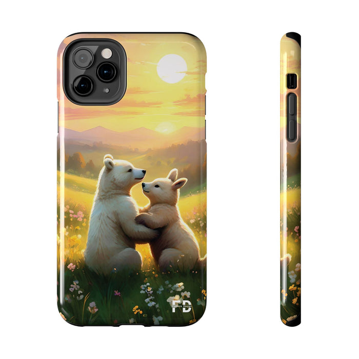 Bear Phone Case Resistant 2 - Piece for Iphone or Google Phone case - FORHERA DESIGN - Phone Case