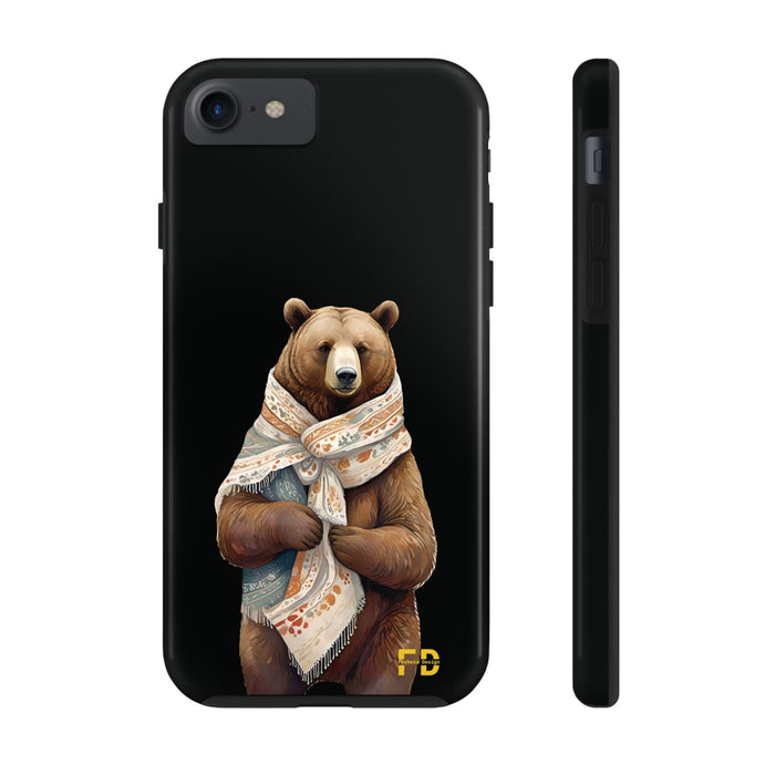 Bear Phone Case Resistant 2 - Piece for Iphone or Google Phone case - FORHERA DESIGN - Phone Case