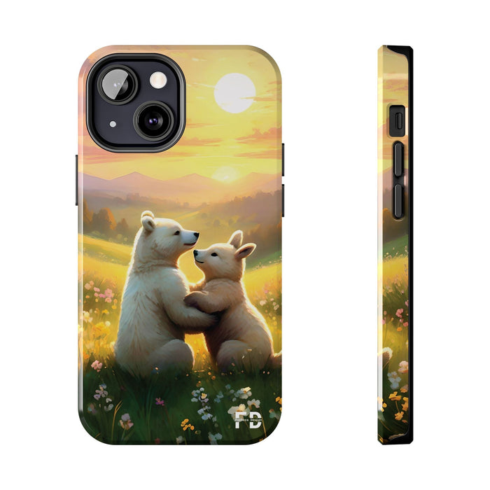 Bear Phone Case Resistant 2 - Piece for Iphone or Google Phone case - FORHERA DESIGN - Phone Case