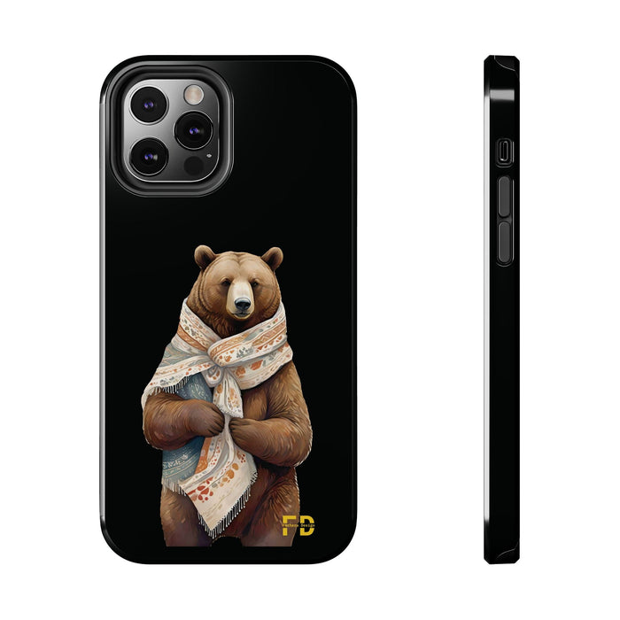 Bear Phone Case Resistant 2 - Piece for Iphone or Google Phone case - FORHERA DESIGN - Phone Case