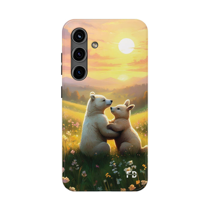 Bear Phone Case Resistant 2 - Piece for Iphone or Google Phone case - FORHERA DESIGN - Phone Case