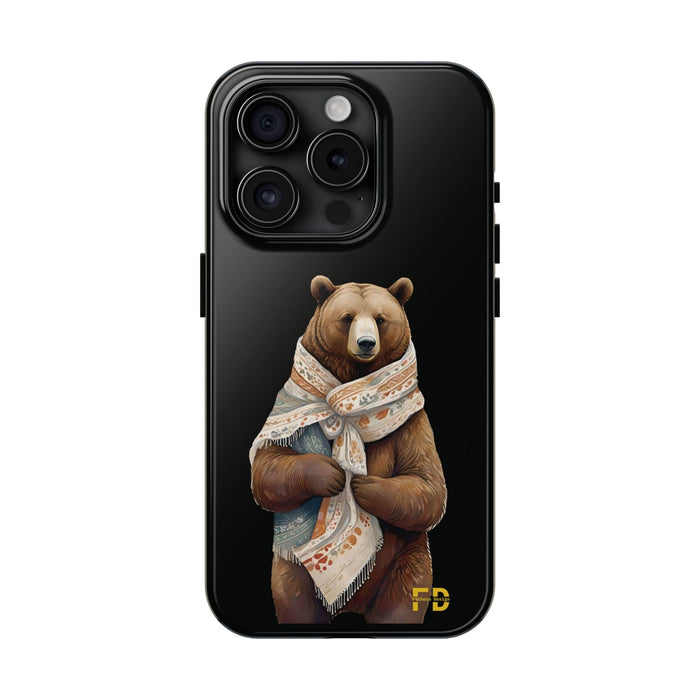 Bear Phone Case Resistant 2 - Piece for Iphone or Google Phone case - FORHERA DESIGN - Phone Case