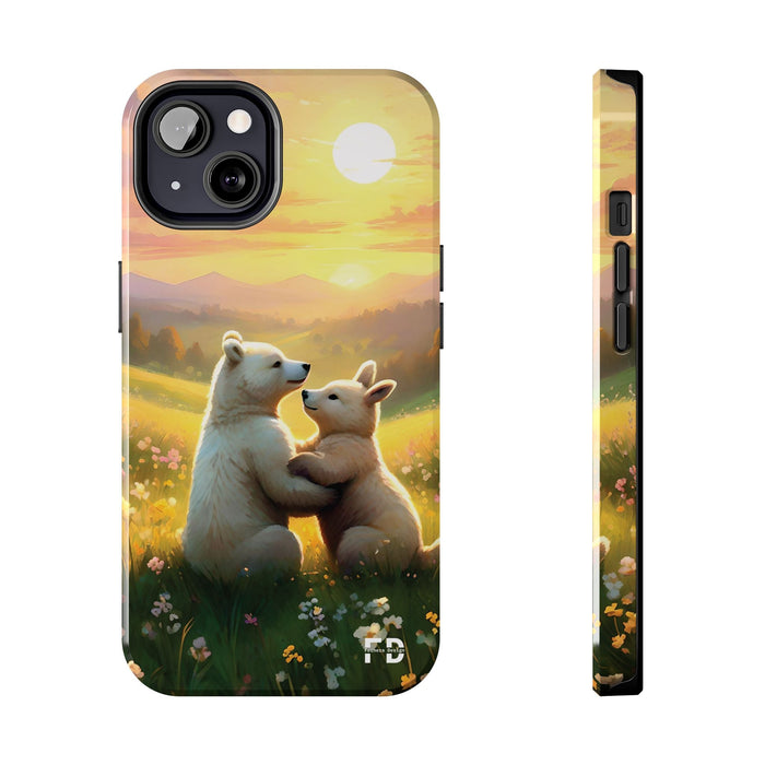 Bear Phone Case Resistant 2 - Piece for Iphone or Google Phone case - FORHERA DESIGN - Phone Case