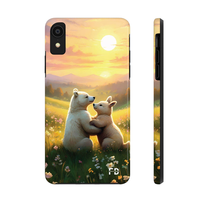 Bear Phone Case Resistant 2 - Piece for Iphone or Google Phone case - FORHERA DESIGN - Phone Case