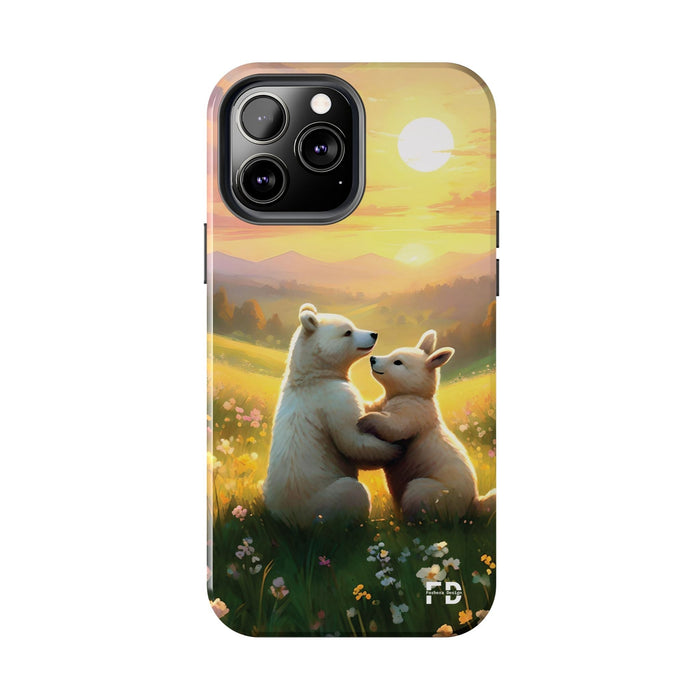 Bear Phone Case Resistant 2 - Piece for Iphone or Google Phone case - FORHERA DESIGN - Phone Case