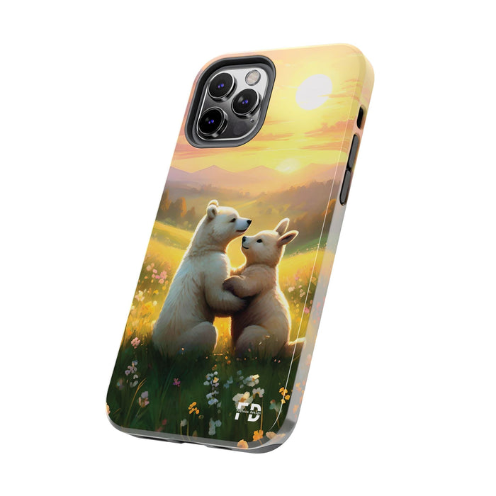 Bear Phone Case Resistant 2 - Piece for Iphone or Google Phone case - FORHERA DESIGN - Phone Case