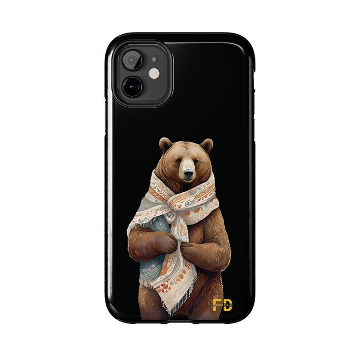 Bear Phone Case Resistant 2 - Piece for Iphone or Google Phone case - FORHERA DESIGN - Phone Case