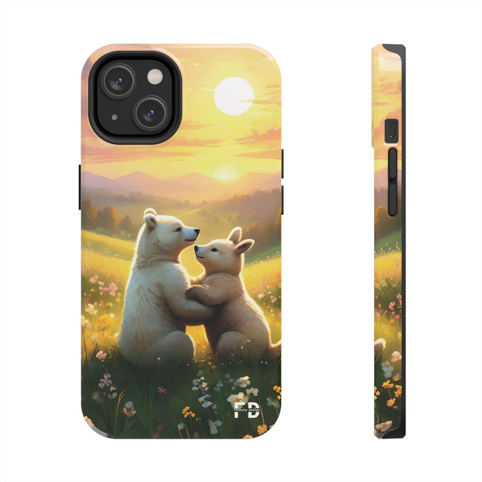 Bear Phone Case Resistant 2 - Piece for Iphone or Google Phone case - FORHERA DESIGN - Phone Case