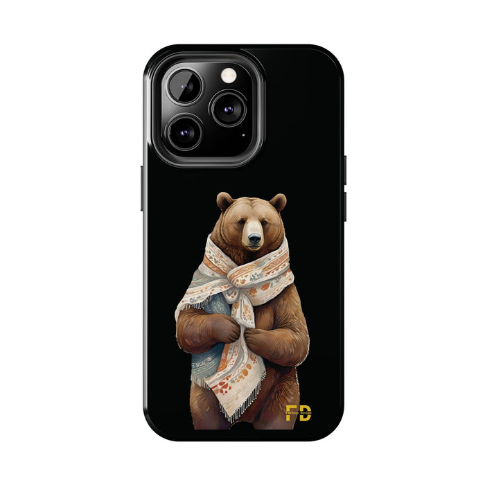 Bear Phone Case Resistant 2 - Piece for Iphone or Google Phone case - FORHERA DESIGN - Phone Case