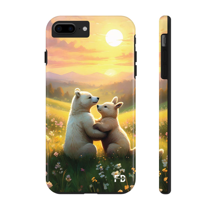 Bear Phone Case Resistant 2 - Piece for Iphone or Google Phone case - FORHERA DESIGN - Phone Case