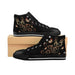 Black and Gold Women's Classic Sneakers - FORHERA DESIGN - FORHERA DESIGN - FORHERA DESIGN