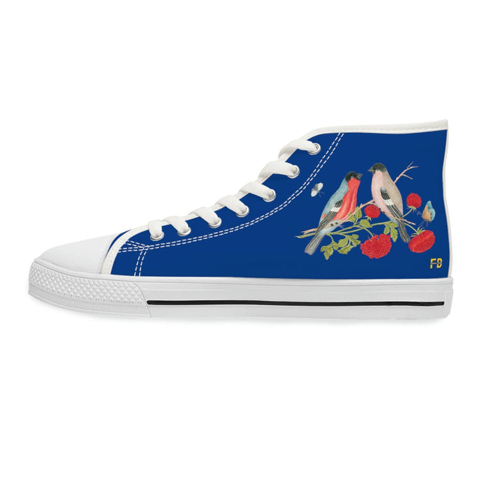 Blue Style Women's High Top Sneakers - FD - FORHERA DESIGN - FORHERA DESIGN