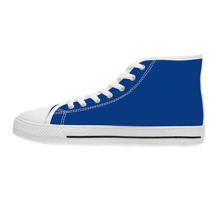 Blue Style Women's High Top Sneakers - FD - FORHERA DESIGN - FORHERA DESIGN