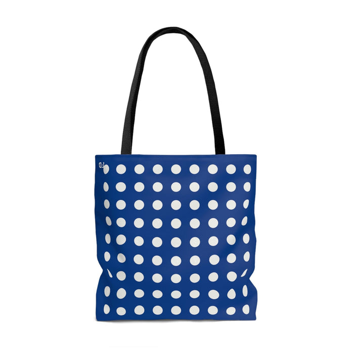 Blue With White Dotes Woman Bag - FORHERA DESIGN - FORHERA DESIGN - FORHERA DESIGN